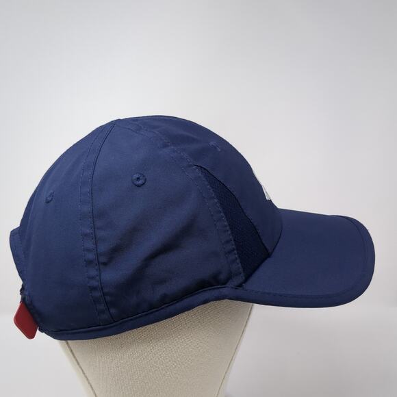 Mission Strapback Baseball Hat Blue One Size Adjustable Embroidered - Picture 5 of 9